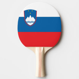 Raquete De Ping Pong Bandeira de Slovenia