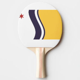 Raquete De Ping Pong Bandeira de South Bend, Indiana