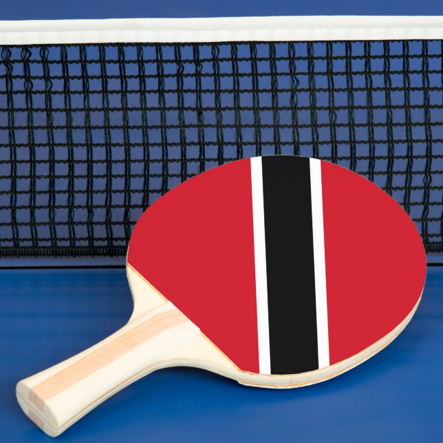 Raquete De Ping Pong Bandeira de Trinidad e Tobago (Insitu)