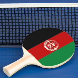 Raquete De Ping Pong Bandeira do Afeganistão