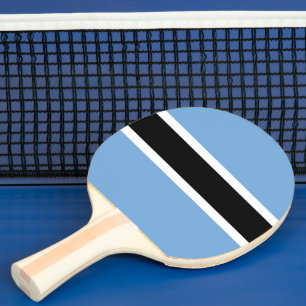 Raquete De Ping Pong Bandeira do Botsuana