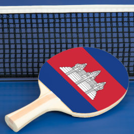 Raquete De Ping Pong Bandeira do Camboja