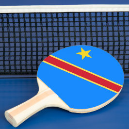 Raquete De Ping Pong Bandeira do Congo