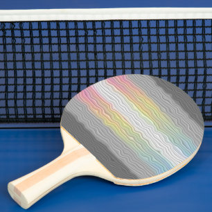Raquete De Ping Pong Bandeira do Orgulho Demifluid Groovy Boho Trippy A