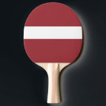 Raquete De Ping Pong Bandeira do Ping Pong da Letónia<br><div class="desc">Bandeira do Ping Pong da Letónia</div>
