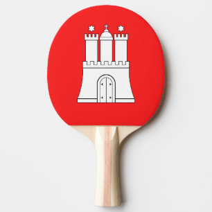Raquete De Ping Pong Bandeira do Ping Pong de Hamburgo