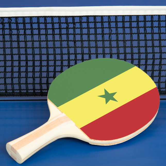 Raquete De Ping Pong Bandeira do Senegal (Insitu)