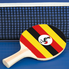 Raquete De Ping Pong Bandeira do Uganda