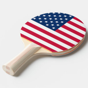 Raquete De Ping Pong Bandeira dos EUA - Estados Unidos da América - Pat