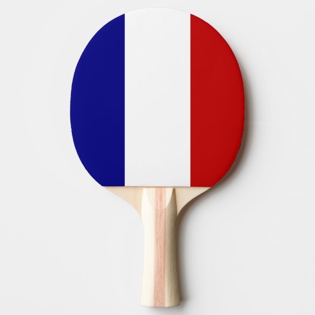 Raquete De Ping Pong Bandeira francesa (Frente)
