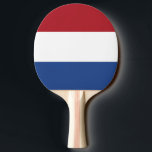 Raquete De Ping Pong Bandeira Holandesa<br><div class="desc">Bandeira Holandesa</div>