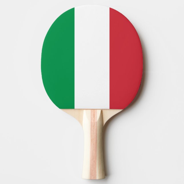 Raquete De Ping Pong Bandeira Itália (Frente)