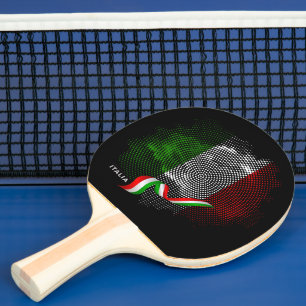 Raquete De Ping Pong bandeira italiana
