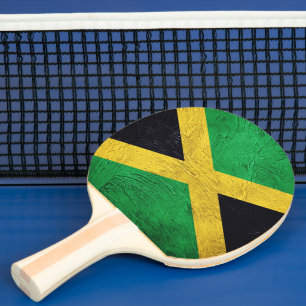 Raquete De Ping Pong Bandeira jamaicana
