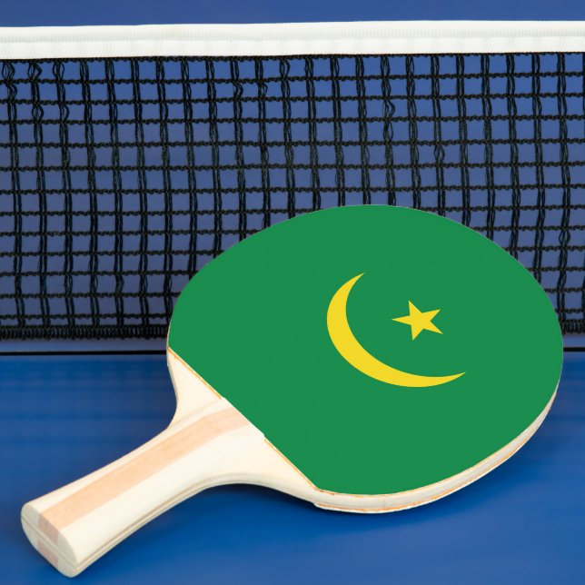 Raquete De Ping Pong Bandeira mauritana (Insitu)