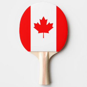 Raquete De Ping Pong Bandeira Nacional Patriótica do CANADÁ