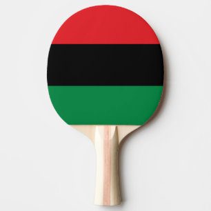 Raquete De Ping Pong Bandeira Pan-Africana UNIA