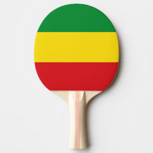 Raquete De Ping Pong Bandeira Rastafarian Rasta Etiópia