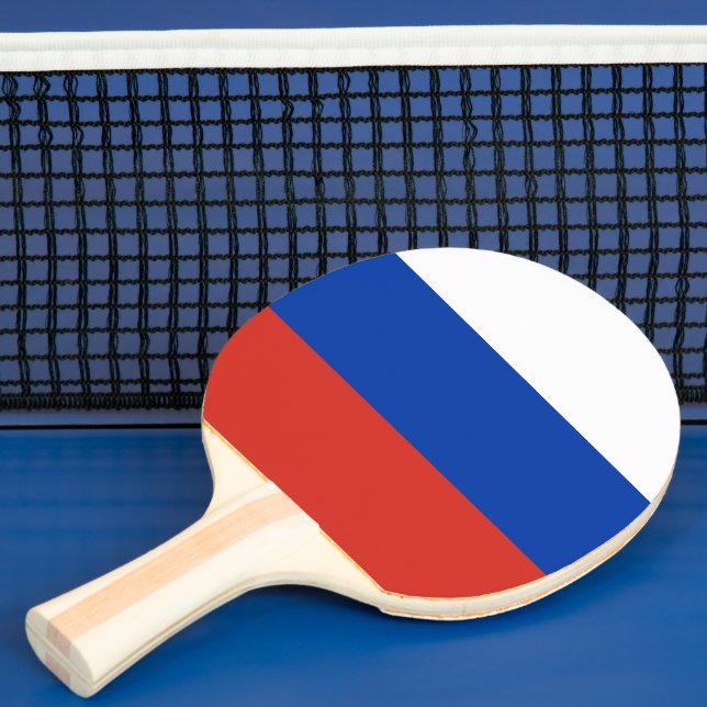 Raquete De Ping Pong bandeira russa (Insitu)