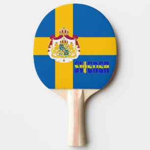 Raquete De Ping Pong Bandeira sueco