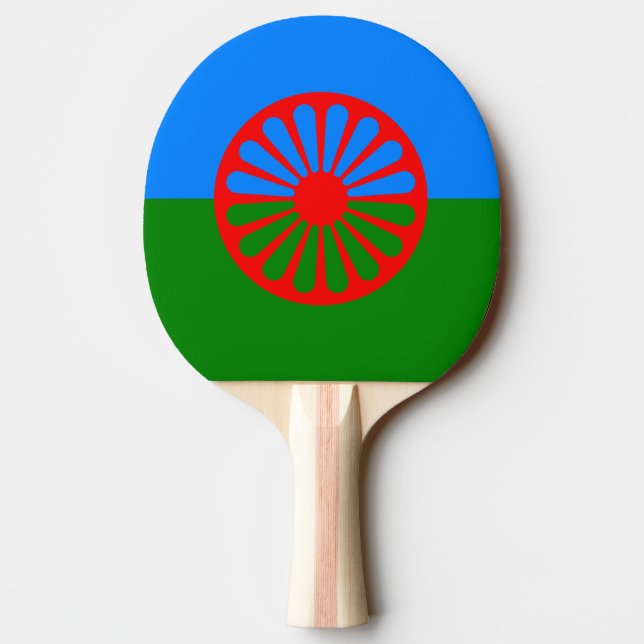 Raquete De Ping Pong Bandeja romana oficial Ping Pong Pong Paddle (Verso)