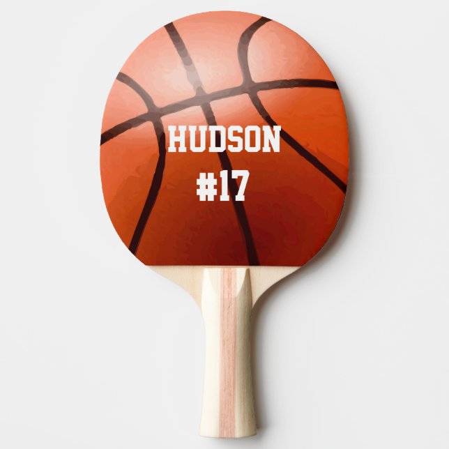 Raquete De Ping Pong Basquete Personalizado (Frente)
