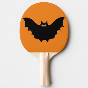 Raquete De Ping Pong Bat Negro Halloween
