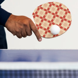Raquete De Ping Pong Batik Kawung, Padrão Indonésia, Javanês, Étnico