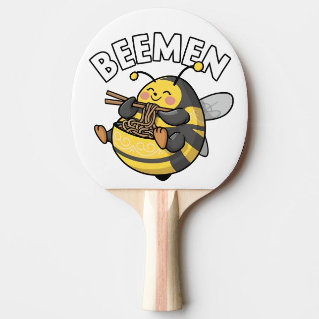 Raquete De Ping Pong Beate Eating Ramen = BEEMEN (Frente)