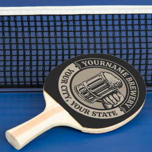 Raquete De Ping Pong Beer Breeke Personalizado Brewery Big Mug