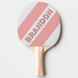 Raquete De Ping Pong Beijo Retroativo - Três faixas em negrito com o no