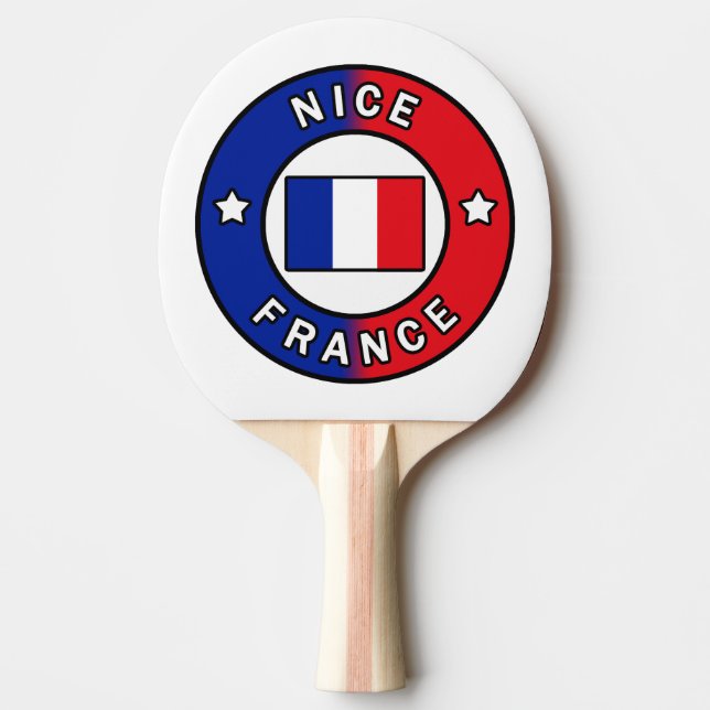 Raquete De Ping Pong Bela França (Frente)