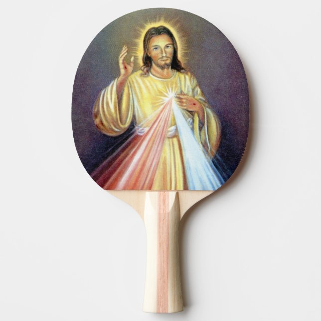 Raquete De Ping Pong Belo Cristo de Jesus (Frente)