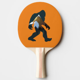Raquete De Ping Pong Bigfoot da Floresta Noturna