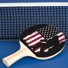 Raquete De Ping Pong Bigfoot, Patriotic, 