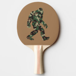 Raquete De Ping Pong Bigfoot Sasquatch Camo