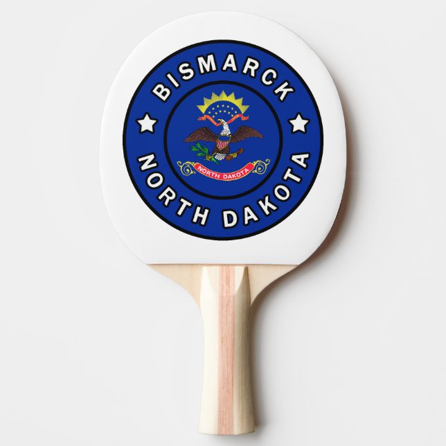 Raquete De Ping Pong Bismarck North Dakota (Frente)