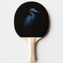 Raquete de ping pong Black 4 Luxe, Garça-azul-pequ