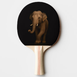Raquete De Ping Pong Black 4 Luxe ping pong paddle, Indian Elephant