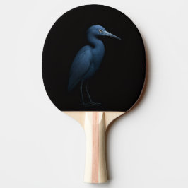 Raquete De Ping Pong Black 4 Luxe ping pong paddle, Little Blue Heron