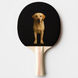 Raquete De Ping Pong Black 4 Luxe ping pong paddle, Minimalist Labrador