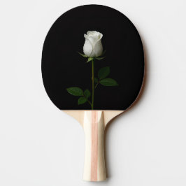 Raquete De Ping Pong Black 4 Luxe ping pong paddle, Pure White Rose