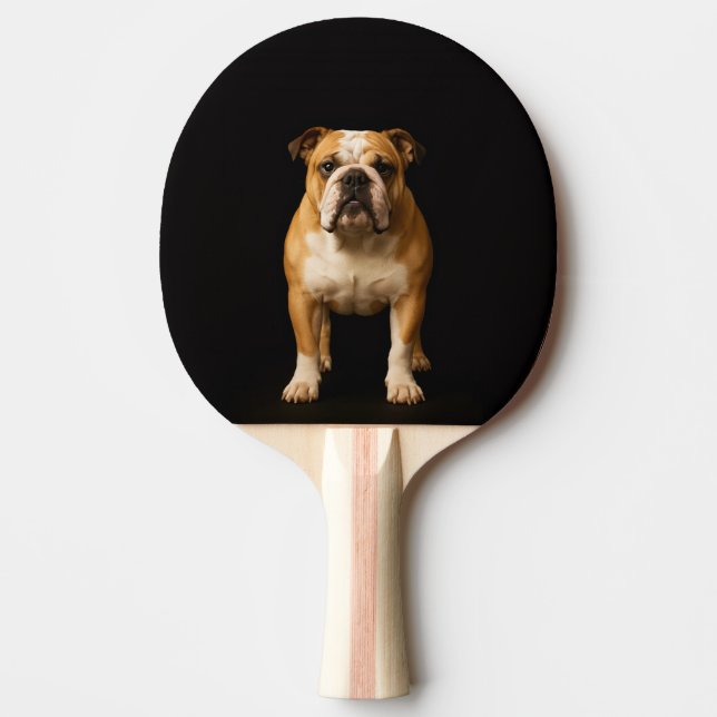 Raquete De Ping Pong Black 4 Luxe ping pong paddle, Stamina Bulldog (Frente)