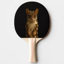 Black 4 Luxe ping pong paddle, Sweet Quoll 