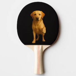 Raquete De Ping Pong Black 4 Luxe ping pong paddle, Tender Labrador