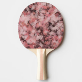 Raquete De Ping Pong Black Gray Pink White Modern Geometric Abstract