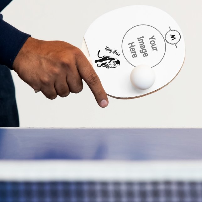 Raquete De Ping Pong Black King Lion Leo (Insitu)