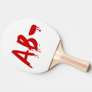 Raquete De Ping Pong Blood Group AB - Hospital #Horror Negativo