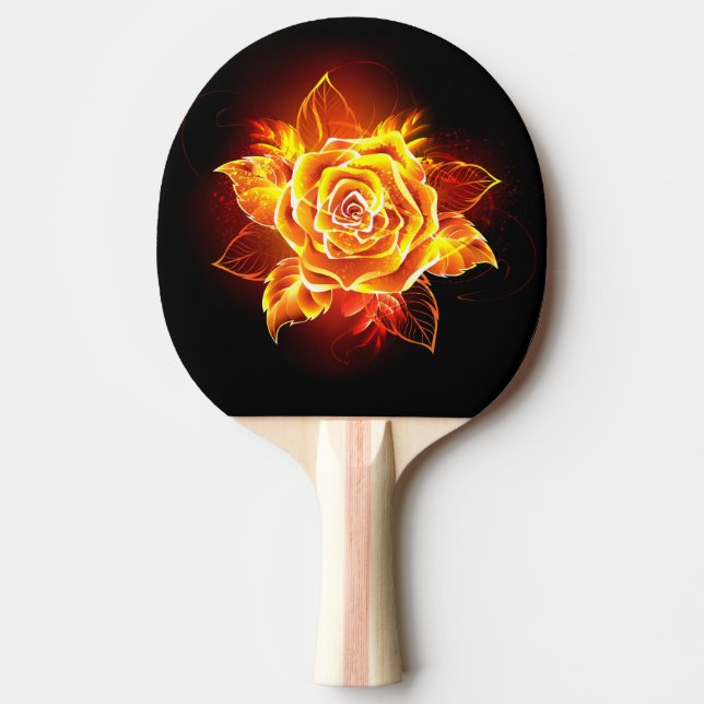Raquete De Ping Pong Blooming Fire Rosa (Frente)
