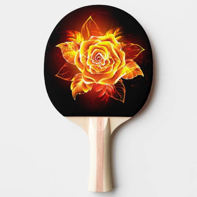 Raquete De Ping Pong Blooming Fire Rosa (Frente)